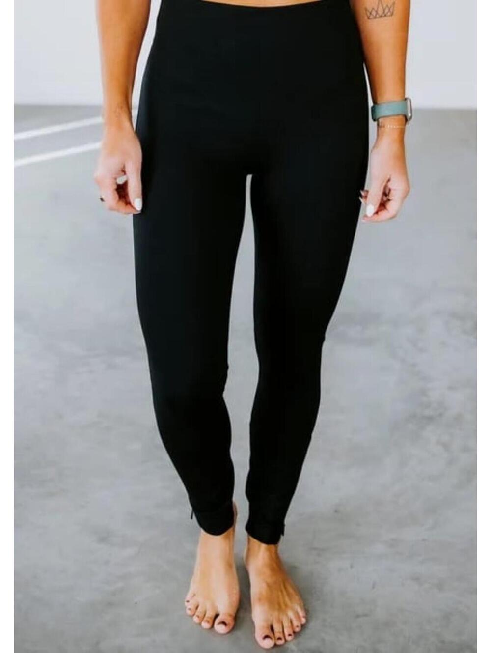 Spanx Ponte Ankle-Length Leggings Black. Women’s Small